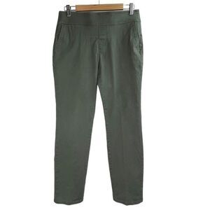Liz Claiborne Womens Olive Green Pull-On Pants Size Small